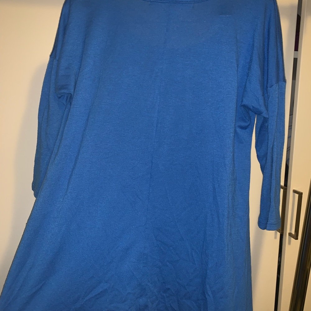 Simple blue shirt